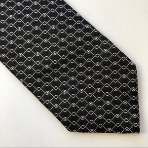 Armani Collezioni Black & White Tie Necktie